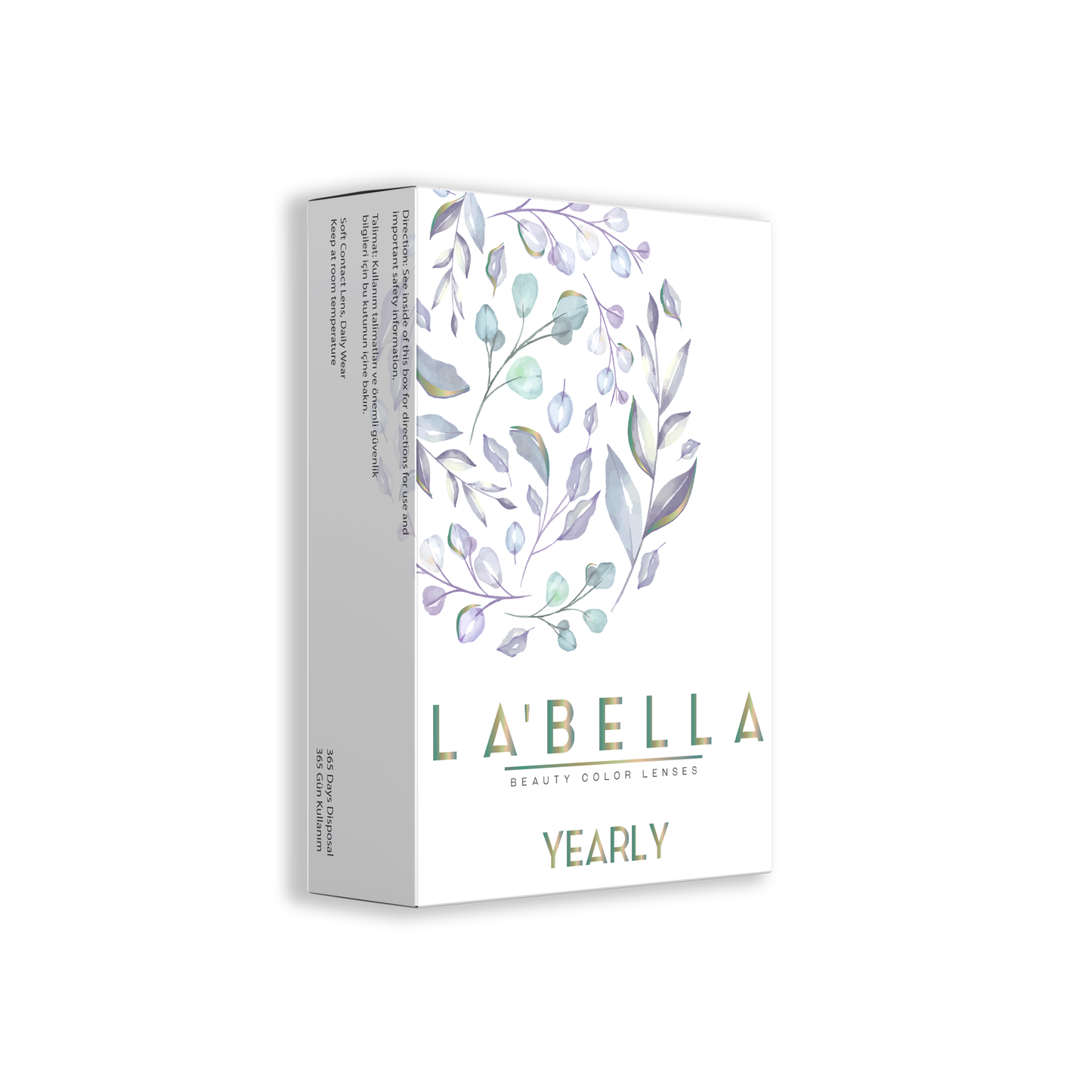 Labella Premium Renkli Lens - Haresiz Yıllık Numaralı Seri La Bella