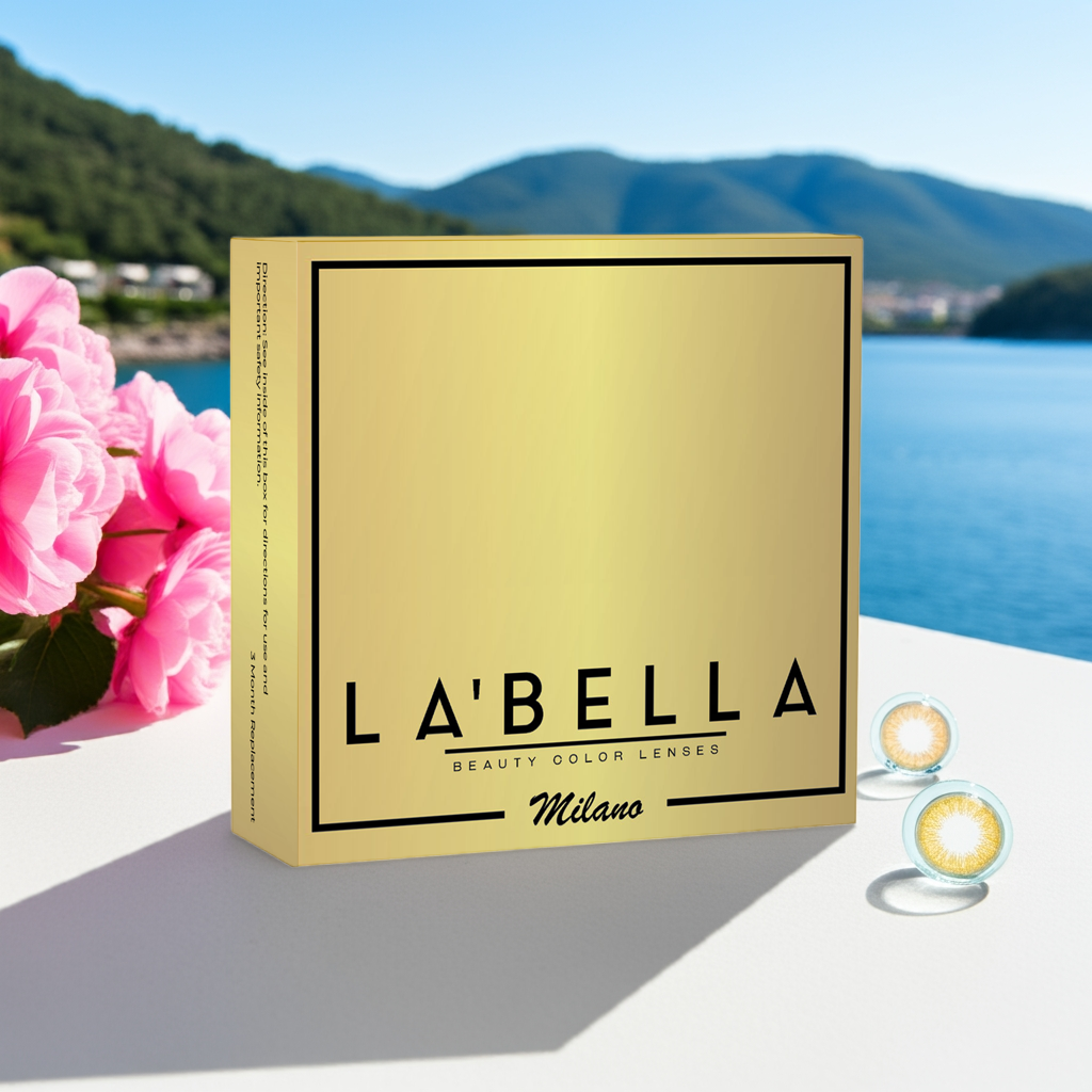 Labella Milano Renkli Lens - Haresiz Aylık Numarasız Seri La Bella