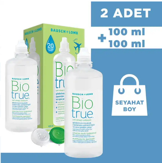 Bausch & Lomb 100 ml + 100 ml Bio True Lens Solüsyonu bausch+lomb